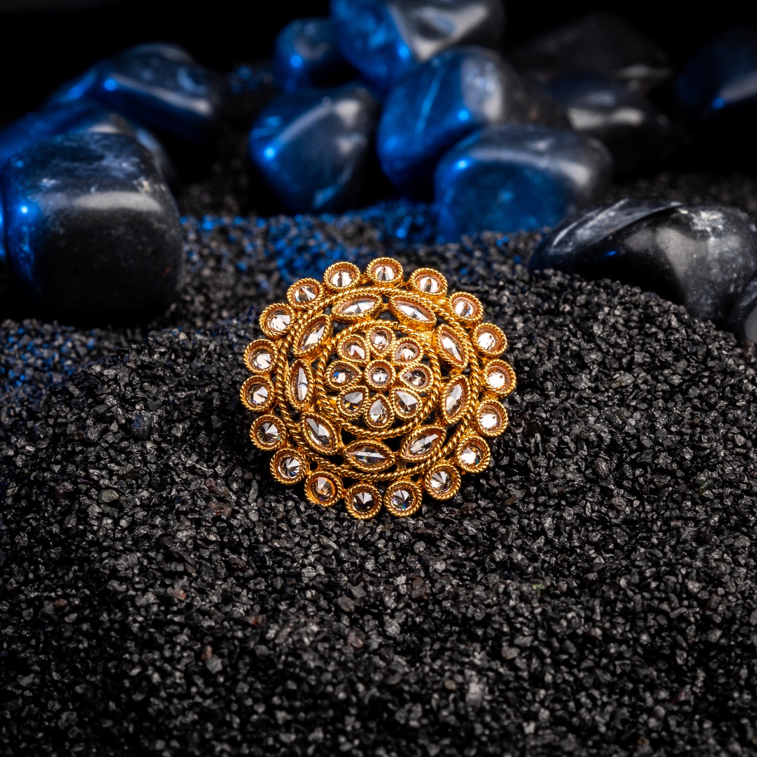 The Haloed Round Diamond Ring - Jennifer Dawes Design